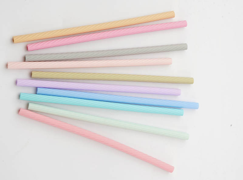 silicone foldable straw